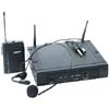 UHF wireless headset or lapel microphone hire