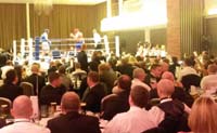 PA system hire for Boxing sports event at Holland House
